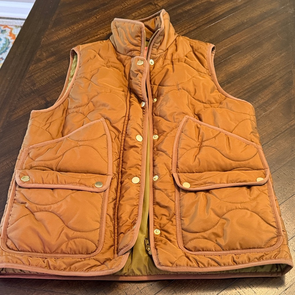 Quilted J.Crew Vest with Pockets